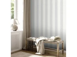 AS-Creation Dekorative Tapeten^A.S. Création Vliestapete Streifen Hellgrau