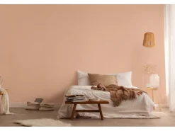 AS-Creation Tapetenmuster^A.S. Création Vliestapete Uni Orange Lachs