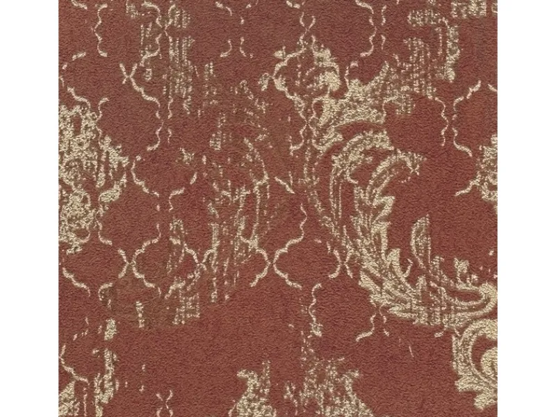 AS-Creation AS Creation Tapete Pop Up Panel Selbstklebend Ornament 250 x 52 cm Rot-Gold FSC®