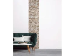 AS-Creation AS Creation Tapete Pop Up Panel Selbstklebend Steine 250 x 52 cm Braun-Grau FSC®