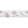 AS-Creation A.S. Creation Vlies-Bordüre Tiere 5 m x 0,13 m Beige-Grau-Blau FSC®