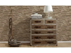 AS-Creation Dekorative Tapeten^A.S. Creation Vliestapete Dekora Natur 6 Stein Braun FSC®