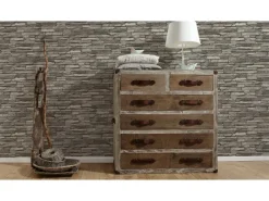 AS-Creation A.S. Creation Vliestapete Dekora Natur 6 Stein Grau FSC®