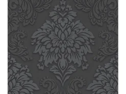 AS-Creation Dekorative Tapeten^A.S. Creation Vliestapete Metropolitan Stories Lizzy London Damask Schwarz FSC®