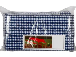 Auflagen-Set für Festzelt-Garnitur Blau-Weiß