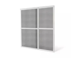 Avosdim Insektenschutz^Fliegengitter Schiebetür Aluminium 240cm x 240cm Weiß