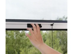 Avosdim Insektenschutzrollo für Fenster Aluminium 80cm x 130cm Weiß