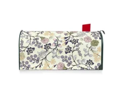 Banjado Tapezierzubehör^Amerikanischer Briefkasten Grün 48x22x16cm US Mailbox Letterbox Postkasten Stahl Pulverbeschichtet Motiv Florale Tapete