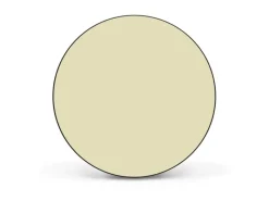 Banjado Pinnwände^Magnettafel Rund Größe 47cm Magnetwand Schwarz Aus Metall Magnetpinnwand Pinnwand Motiv Beige