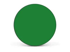 Banjado Pinnwände^Magnettafel Rund Größe 47cm Magnetwand Schwarz Aus Metall Magnetpinnwand Pinnwand Motiv Grün