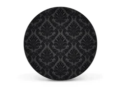 Banjado Magnettafel Rund Größe 47cm Magnetwand Schwarz Aus Metall Magnetpinnwand Pinnwand Motiv Black Deluxe