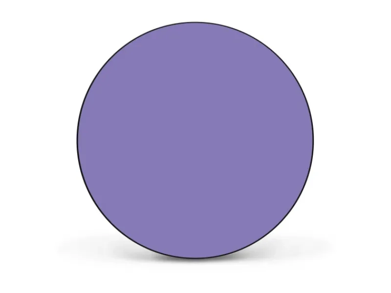 Banjado Pinnwände^Magnettafel Rund Größe 47cm Magnetwand Schwarz Aus Metall Magnetpinnwand Pinnwand Motiv Lavendel