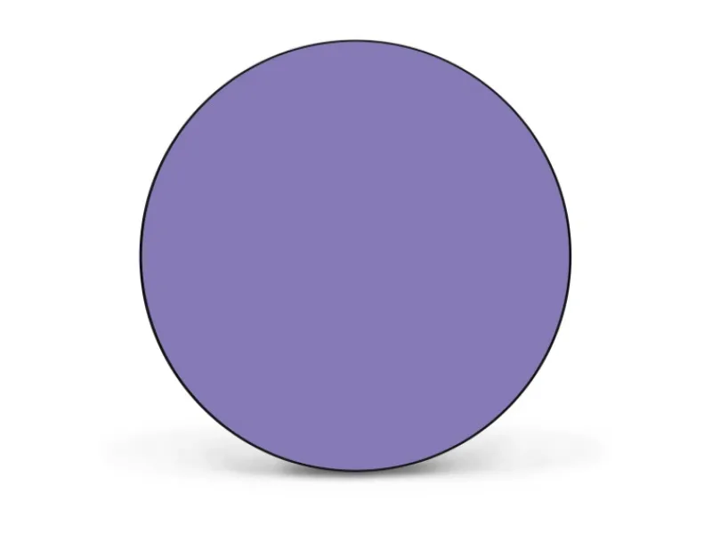 Banjado Pinnwände^Magnettafel Rund Größe 47cm Magnetwand Schwarz Aus Metall Magnetpinnwand Pinnwand Motiv Lavendel