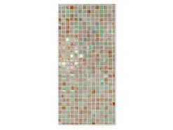 Banjado Pinnwände^Magnettafel 37x78cm Magnetwand Weiß Aus Metall Magnetpinnwand Pinnwand Inkl. 4 Magnete Motiv Grüne Fliesen