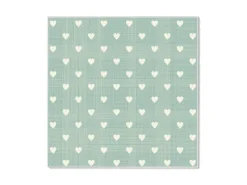 Banjado Magnettafel 50x50cm Magnetwand Weiß Aus Metall Magnetpinnwand Pinnwand Inkl. 4 Magnete Motiv Muster Herzen