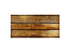 Banjado Pinnwände^Magnettafel 78x37cm Magnetwand Weiß Aus Metall Magnetpinnwand Pinnwand Inkl. 4 Magnete Motiv Holzbretter