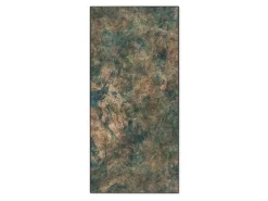 Banjado Magnettafel 37x78cm Magnetwand Schwarz Aus Metall Magnetpinnwand Pinnwand Inkl. 4 Magnete Motiv Kupfer Patina