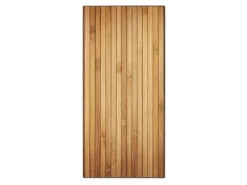 Banjado Pinnwände^Magnettafel 37x78cm Magnetwand Schwarz Aus Metall Magnetpinnwand Pinnwand Inkl. 4 Magnete Motiv Bambusholz