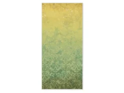 Banjado Pinnwände^Magnettafel 37x78cm Magnetwand Weiß Aus Metall Magnetpinnwand Pinnwand Inkl. 4 Magnete Motiv Vintage Messing