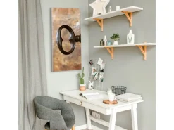 Banjado Pinnwände^Magnettafel 37x78cm Magnetwand Silber Aus Metall Magnetpinnwand Pinnwand Inkl. 4 Magnete Motiv Schlüssel