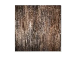 Banjado Magnettafel 50x50cm Magnetwand Weiß Aus Metall Magnetpinnwand Pinnwand Inkl. 4 Magnete Motiv Altes Holz