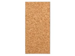 Banjado Magnettafel 37x78cm Magnetwand Silber Aus Metall Magnetpinnwand Pinnwand Inkl. 4 Magnete Motiv Kork