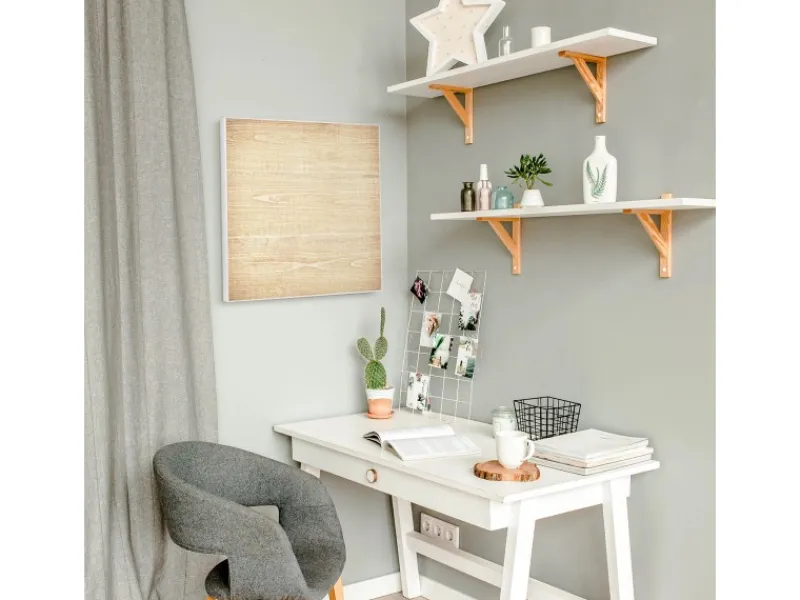 Banjado Magnettafel 50x50cm Magnetwand Weiß Aus Metall Magnetpinnwand Pinnwand Inkl. 4 Magnete Motiv Bretter