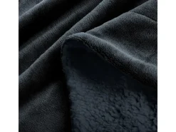 Beautissu Decken^Alina Decke 150x200cm Anthrazit/Anthrazit