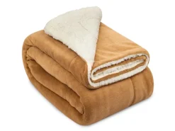 Beautissu Decken^Alina Decke 150x200cm Beige/Weiß