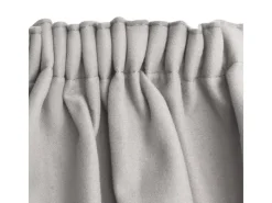 Beautissu Amelie TK Vorhang mit Kräuselband 140x245cm 2tlg