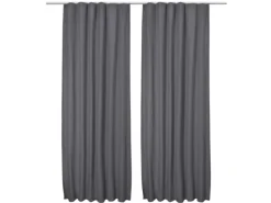 Beautissu Vorhänge|Gardinen^Amelie TK Vorhang mit Kräuselband 140x245cm 2tlg