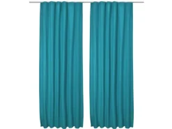 Beautissu Amelie TK Vorhang mit Kräuselband 140x245cm 2tlg