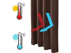 Beautissu Amelie TO Vorhang mit Öse 140x245cm 2tlg