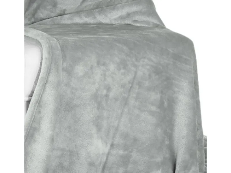 Beautissu Überwürfe^Aurelia Decke 150x200cm Hellgrau