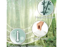 Beautissu Kissen^BeauErgo BN Memory Foam Nackenstützkissen Bambus 65x40x14