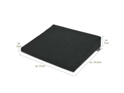 Beautissu Kissen|Sessel^BeauErgo Sitzkeilkissen 37x33,5cm Anthrazit