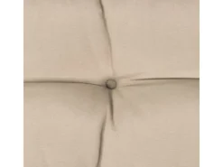 Beautissu Kissen^ECO Style Palettenkissen Rücken 120x40x10cm Natur