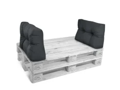 Beautissu Kissen^ECO Style Palettenkissen Rücken 60x40x10cm 2tlg