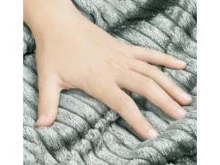 Beautissu Decken^Elisa Decke 150x200cm Hellgrau