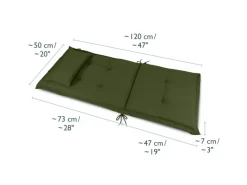 Beautissu Kissenbezüge^HighLux HL Hochlehner 120x52x7cm 4tlg