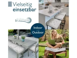 Beautissu Mila Stuhlkissen 50x50x10cm