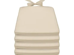 Beautissu Pia Stuhlkissen 45x40x5cm 4tlg