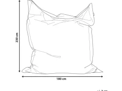 Sitzsäcke^Beliani Sitzsack FUZZY 180x230x20