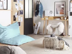 Sitzsäcke^Beliani Sitzsack FUZZY Hell 140x180x20