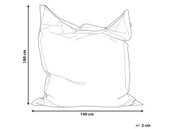 Sitzsäcke^Beliani Sitzsack FUZZY 140x180x20