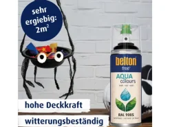 belton Sprühlacke|Buntlacke^Free AQUAcolours Buntlack RAL 9005 matt 400 ml