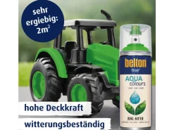 belton Sprühlacke|Buntlacke^Free AQUAcolours Buntlack RAL 6018 matt 400 ml