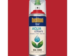 belton Sprühlacke^Free AQUAcolours Buntlack RAL 3000 hochglänzend 400 ml