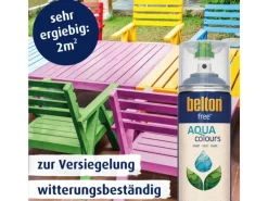 belton Sprühlacke^Free AQUAcolours Klarlack Transparent matt 400 ml
