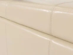 BERLINLODGE Aufbewahrungs-Truhe Lars XXL 45x180x45cm Stoff/Textil Schriftzug